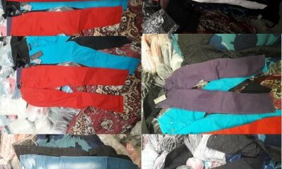 Stoc de marfă constând în 7.704 perechi pantaloni bărbați și damă